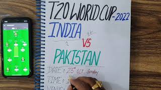 India vs Pakistan 16th t20 Match Prediction world cup 2022, Ind vs Pak dream11 team, venue stats