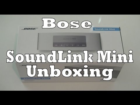 Bose Soundlink Mini Unboxing