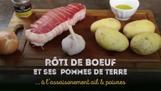 Rôti de boeuf et ses pommes de terre