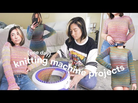 how to knit a sweater & dress in one day | quick...