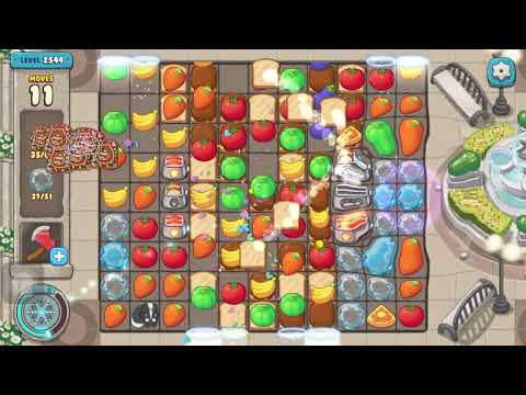 We Bare Bears Match3 Repairs Hard Level 2544, 19 Moves (Use Boosters)