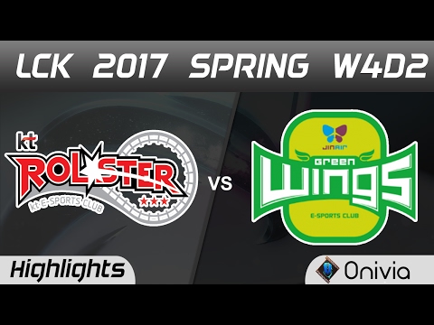 KT vs JAG Highlights Game 2 LCK Spring 2017 W4D2 KT Rolster vs Jin Air Green Wings