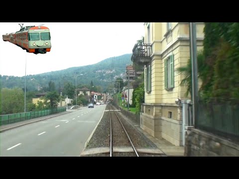★ 🇨🇭 Lugano - Ponte Tresa Führerstandsmitfahrt [5.10.2012] Schweiz cab ride