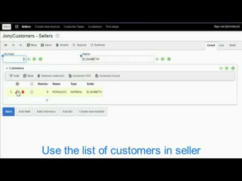 Develop a customer management application with Noobeek in 5 minutes