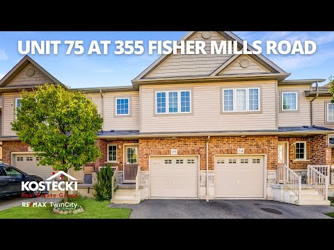 Turnkey Townhome - Unit 75 at 355 Fisher Mills Road - Cambridge Real Estate Video