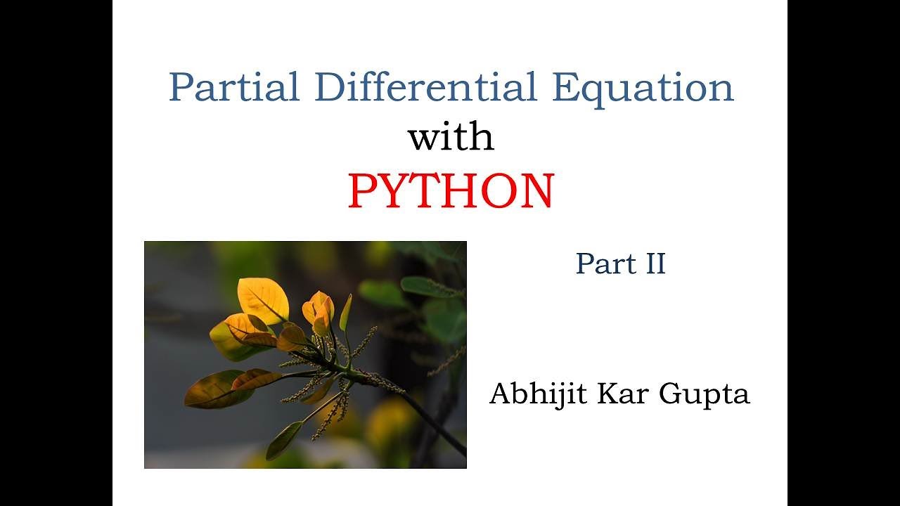 PDE with Python Part II