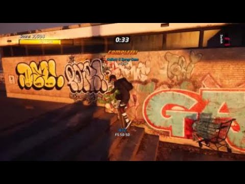 Collect 5 Spray Cans - Venice Beach - Tony Hawk's™ Pro Skater™ 1 + 2