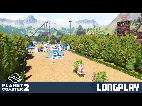 Planet Coaster 2 Full Park Relaxing Longplay, Stress-relief Gameplay