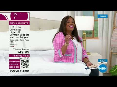 HSN | Concierge Collection Bedding 04.11.2023 - 04 AM