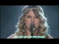 Taylor Swift - Run Full HD+ Onscreen lyrics(1080p)