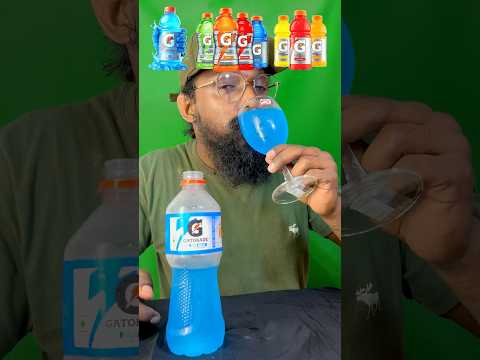Gatorade Blue Bolt Energy Drink mukbang asmr