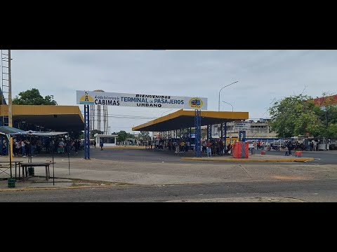 Terminal de Transporte Urbano del municipio Cabimas Zulia Venezuela 2026 carrito por puesto