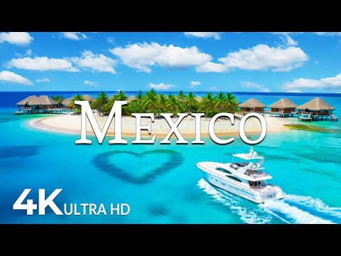 FLYING OVER MEXICO (4K UHD) – Soothing Music Along With Beautiful Nature Video - 4K Video UHD #8