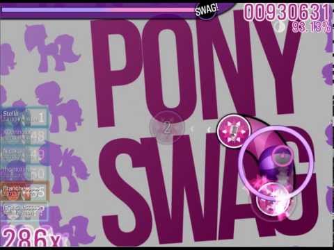 Swagberg - Pony Swag (Feat. Maros) Osu! (HR,HD,SD)