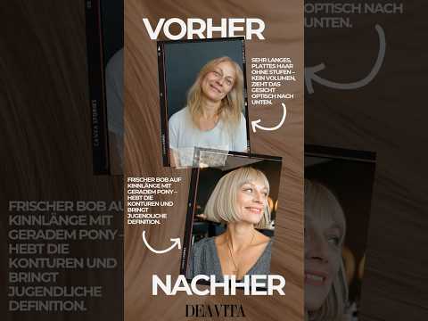 Vorher-Nachher: Frisuren für feines Haar ab 50 mit Wow-Effekt
