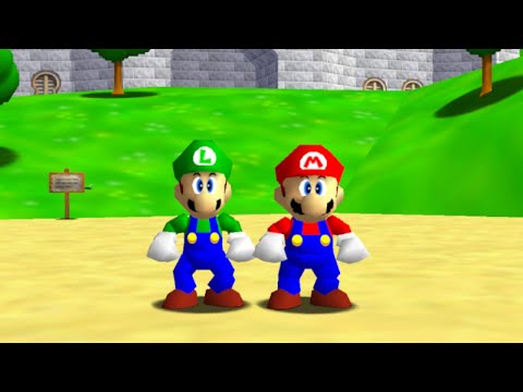Super Mario 64 (2 Players) - Full Game 100% Walkthrough