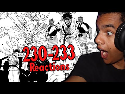 JUJUTSU KAISEN CHAPTERS 230, 231, 232, & 233 REACTIONS!