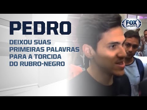 'OPORTUNIDADE ÚNICA', Pedro chega ao Rio para assinar com o Flamengo