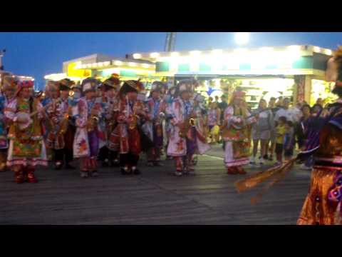 The Fralinger String Band of Philadelphia -  Mummers on Wildwood, NJ Boardwalk  8/17/11