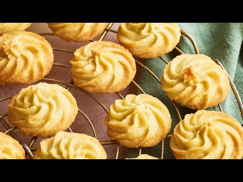 Butter Cookies ||Simple & Easy  Smörkaka enkelt och lätt recept
