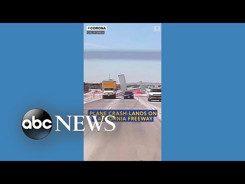 [영상] 남가주 인근 프리웨이 위로 경비행기 추락