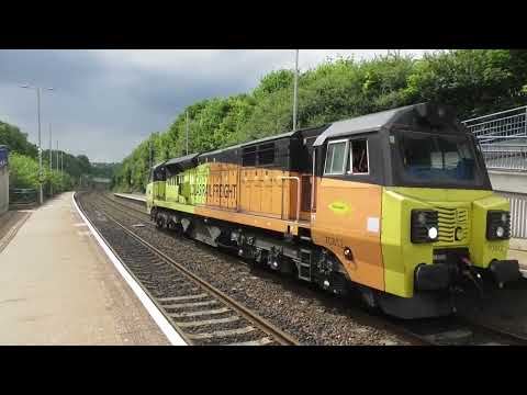 Class 70 No. 70812 at Heworth  -  30th April 2022