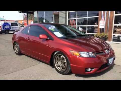 "Live Video Walk Around" 2008 HONDA CIVIC Si COUPE MANUAL EXTRAS (503)850-2185 CALL OR TEXT