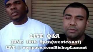 Bishop Lamont - Bishop Lamont & Taje Confronts DJ Strong Regarding The Confessional Mixtape Leak