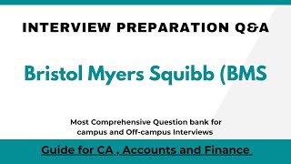 Bristol Myers Squibb (BMS) Interview Prep — RTR, FP&A, SOX, Intercompany & GCC Finance Guide