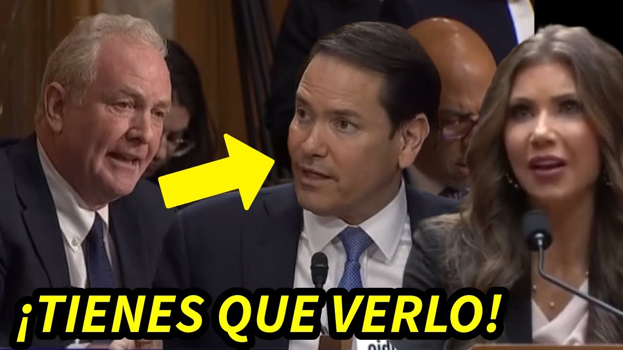 ¡TIENES QUE VERLO! Marco Rubio y Kristi Noem hacen EL RIDÍCULO en PLENO salón del Congreso
