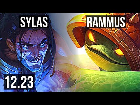 SYLAS vs RAMMUS (JNG) | Quadra, Rank 8 Sylas, Godlike, Rank 17 | KR Challenger | 12.23