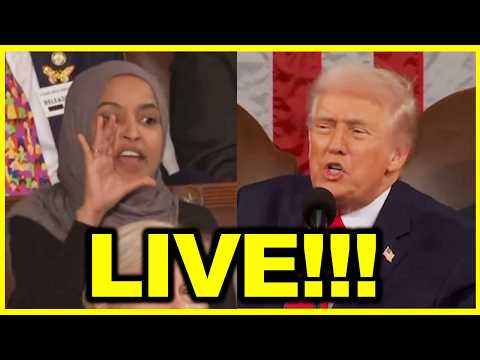 Trump DESTROYS Democrats LIVE as Ilhan Heckles Him Mid-Speech!!! 🤯