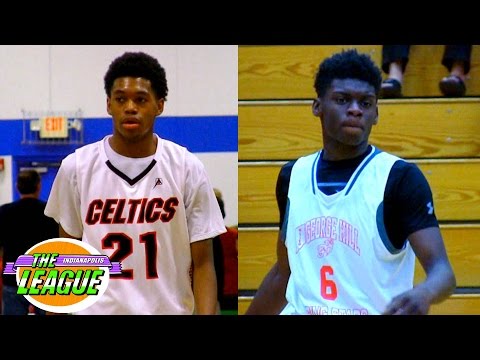 Keion Brooks and Dexter Shouse Dunk at THE LEAGUE Indianapolis