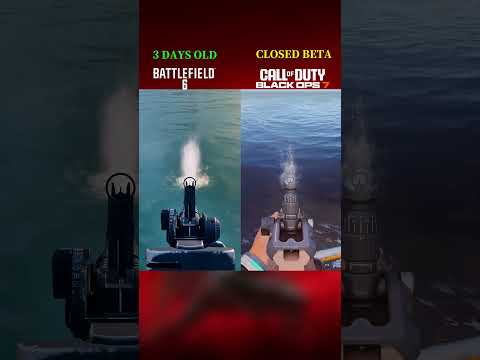 Full Release vs Closed Beta | Black Ops 7 vs Battlefield 6 – Water Physics Test #bo7 #bf6