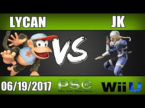 Yatta JK (Sheik/Bayonetta) vs Yatta | Lycan (Diddy Kong) - Wii U Grand Finals S4M