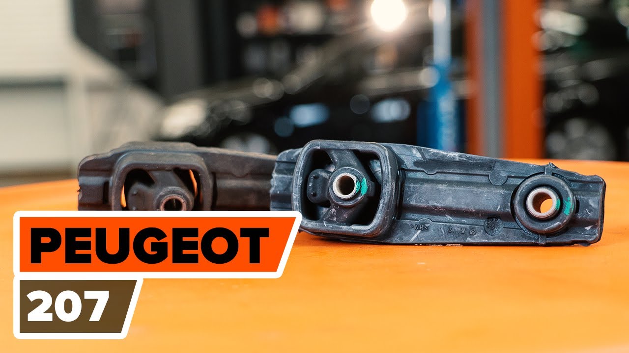 Comment changer : support moteur arrière sur Peugeot 207 3 ou 5 ...