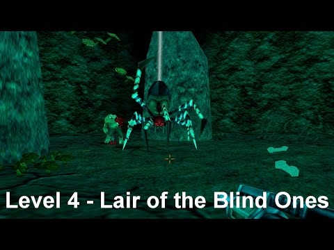 Turok 2 - Seed of Evil: Level 4 - Lair of the Blind Ones (Speedrun) [4K]