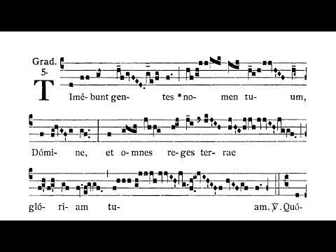 Dominica III post Epiphaniam (III Sunday after Epiphany) - Graduale (Timebunt gentes)