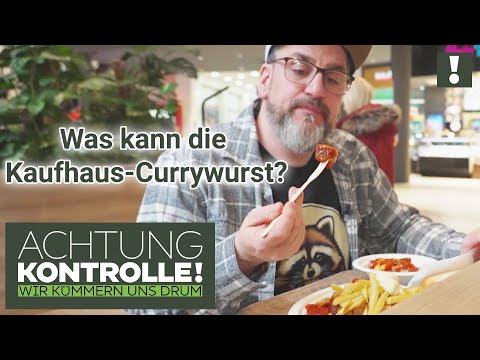 Currywurst mit "RICHTIG FEUER!" Der GESCHMACKSTEST | Achtung Kontrolle