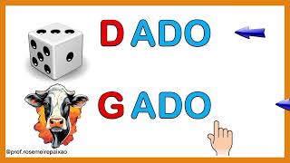 ALFABETIZAÇÃO FÔNICA. TROCA SONS. CONSCIÊNCIA FONOLÓGICA.#abcd#aprenderaler 