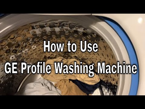 GE Profile Washing Machine - How to Use