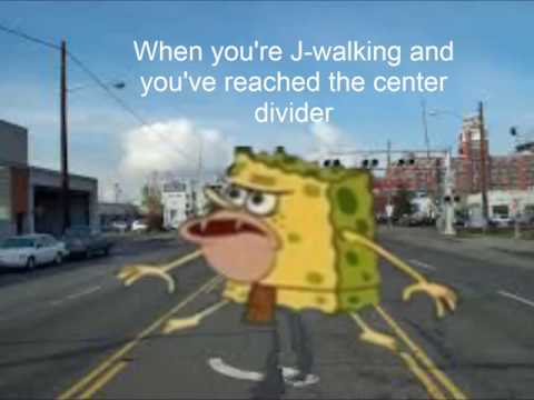 The Anti-Everything League-When you're J-walking and you've reached the center divider
