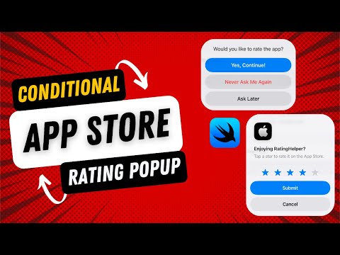 Conditional App Store Rating Popup Using SwiftUI | Xcode
