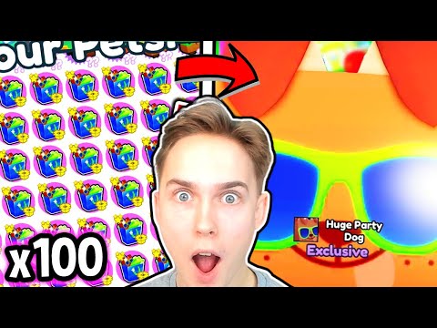Åbner 150 UPDATE GAVER i Pet Simulator!! - Dansk Roblox