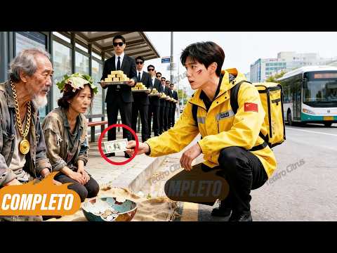 Un millonario se disfraza de mendigo para probar al novio repartidor de su hija, pero este...