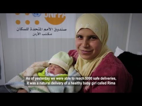 5,000 plus healthy babies and mothers in Jordan’s Zaatari Camp
