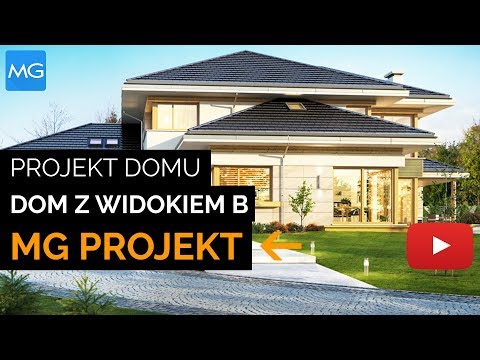 Projekt domu Dom z widokiem B MG Projekt - 282.08 m2 - koszt budowy 388 tys. zł
