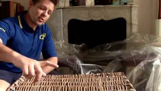 How to paint wicker