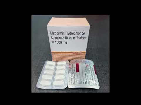 Metformin Hydrochloride Sustained Release Tablets For High Blood Sugar