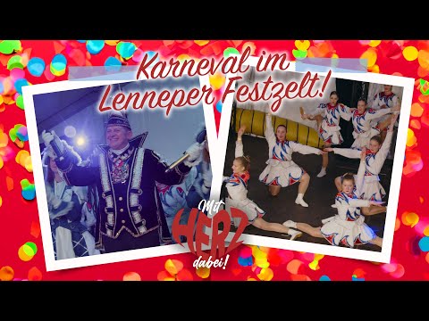 Prinz Frank der 1. und seine Garde | Lenneper Karneval Festzelt 2024 | Mit Herz dabei